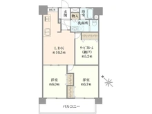【東京都/新宿区戸山】戸山ハイツ 27号棟 間取り図
