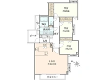 【神奈川県/横浜市中区山手町】マートルコート山手261番館 間取り図