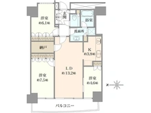 【神奈川県/横浜市西区みなとみらい】M.M.TOWERS FORESIS L棟 間取り図