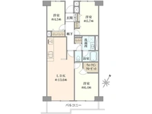 【神奈川県/横浜市保土ケ谷区星川】コトー横浜星川一番館 間取り図