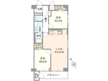 【神奈川県/横浜市神奈川区神之木町】ヒルパーク横浜神の木ハイツ 間取り図