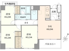 【神奈川県/横浜市南区宮元町】ポートハイム宮元町第2 間取り図