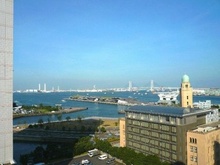 【神奈川県/横浜市中区海岸通】ルネ・ブランシュ横浜海岸通り 眺望：屋上から