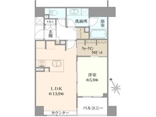 【神奈川県/横浜市中区海岸通】ルネ・ブランシュ横浜海岸通り 間取り図