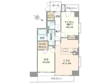 【神奈川県/横浜市中区弥生町】クリオ大通り公園参番館 間取り図