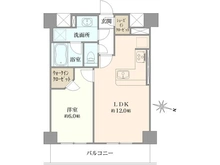 【神奈川県/横浜市南区新川町】コスモ横浜大通公園 間取り図