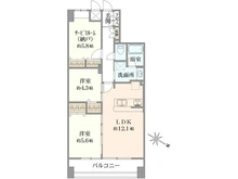【神奈川県/横浜市中区末吉町】リベラル伊勢佐木町 間取り図