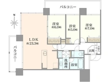 【神奈川県/横浜市西区みなとみらい】M.M.タワーズ the south 間取り図