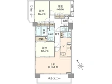 【神奈川県/横浜市西区北幸】クリオ横浜西口弐番館 間取り図