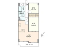 【神奈川県/横浜市鶴見区生麦】ライオンズマンション生麦第五 間取り図