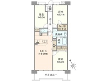 【神奈川県/横浜市保土ケ谷区狩場町】クリオ保土ケ谷伍番館 間取り図