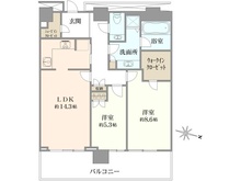 【神奈川県/横浜市神奈川区栄町】ザ・ヨコハマタワーズ　 タワーイースト 間取り図