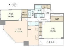 【神奈川県/横浜市神奈川区金港町】ナビューレ横浜タワーレジデンス 間取り図