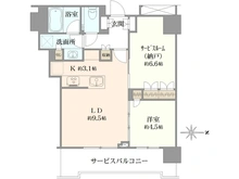 【神奈川県/横浜市神奈川区鶴屋町】THE YOKOHAMA FRONT TOWER 間取り図