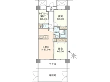 【神奈川県/横浜市神奈川区神奈川本町】シティウインズ東神奈川 間取り図