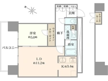 【神奈川県/横浜市西区みなとみらい】ブリリアグランデみなとみらい 間取り図
