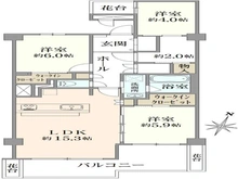 【神奈川県/横浜市南区永田台】スカイビレッジ南永田 間取り図