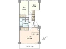 【神奈川県/藤沢市鵠沼東】東急ドエル・フェニックス 間取り図