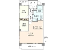 【神奈川県/平塚市松風町】ミオカステーロ湘南松風 間取り図