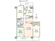 【神奈川県/茅ヶ崎市元町】ハイホーム湘南茅ヶ崎 間取り図
