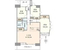 【神奈川県/茅ヶ崎市南湖】ダイアパレス茅ヶ崎南湖 間取り図