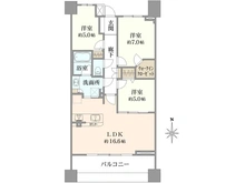 【神奈川県/平塚市明石町】オーセンティアタワー平塚  間取り図