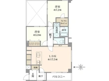【神奈川県/鎌倉市雪ノ下】雪ノ下ロイアルハイツ 間取り図