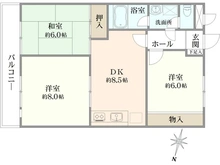 【神奈川県/大和市中央林間】ライオンズマンション中央林間第2 間取り図