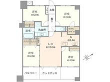 【神奈川県/藤沢市大鋸】グランシティユーロコート藤沢 間取り図