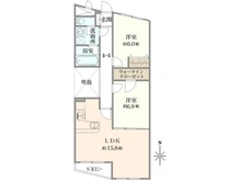【神奈川県/茅ヶ崎市美住町】クリーンキャッスル茅ヶ崎 間取り図