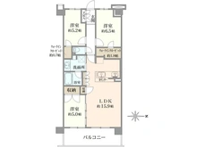 【神奈川県/平塚市龍城ケ丘】グレーシア湘南平塚海岸 間取り図