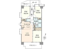 【神奈川県/藤沢市本藤沢】コスモ本藤沢 間取り図