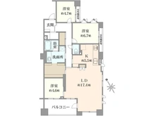 【東京都/大田区東六郷】クレッセントバードスクエア 間取り図