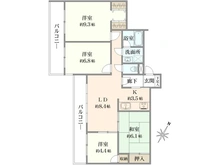 【神奈川県/鎌倉市笛田】クリオ鎌倉笛田 間取り図