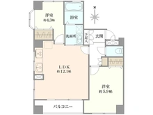 【神奈川県/藤沢市南藤沢】ロイヤルハイツ藤沢 間取り図