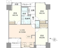 【神奈川県/茅ヶ崎市茅ヶ崎】サーパス茅ヶ崎駅前 間取り図