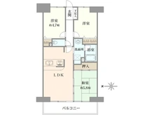 【神奈川県/藤沢市石川】ダイアパレス湘南台II 間取り図