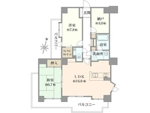 【神奈川県/藤沢市石川】ダイアパレス湘南台 間取り図
