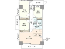 【神奈川県/藤沢市片瀬海岸】シーサイド片瀬江ノ島 間取り図