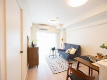 【神奈川県/藤沢市片瀬海岸】ライオンズマンション片瀬江ノ島第2 リビング・ダイニング:※家具・調度品等は販売価格に含まれておりません