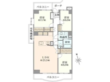 【神奈川県/茅ヶ崎市今宿】第一ハイツ茅ヶ崎サンライフガーデン 間取り図