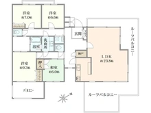 【神奈川県/平塚市唐ケ原】平塚ガーデンホームズ 2号棟 間取り図