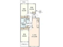 【神奈川県/藤沢市みその台】藤沢みその台ニューライフ 間取り図