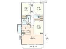 【神奈川県/藤沢市城南】クリオ藤沢伍番館 間取り図