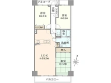 【神奈川県/藤沢市辻堂新町】リノア湘南辻堂 間取り図