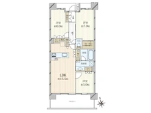 【神奈川県/藤沢市鵠沼海岸】レーベン鵠沼海岸BLUENOVA 間取り図