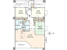 【神奈川県/鎌倉市由比ガ浜】グランヴェール鎌倉由比ガ浜 間取り図