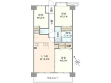 【神奈川県/藤沢市立石】シーダム藤沢善行 間取り図