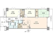 【神奈川県/藤沢市辻堂西海岸】グランシティ湘南海岸IIガレリア・プラージュ 間取り図