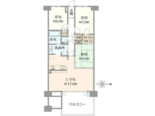 【神奈川県/藤沢市辻堂西海岸】ヴェレーナ湘南海岸 間取り図